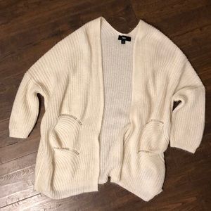 oversized knit sweater